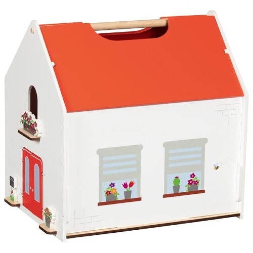 Weitere Ansicht: Tragbares Puppenhaus Eco House, mit Zubehör