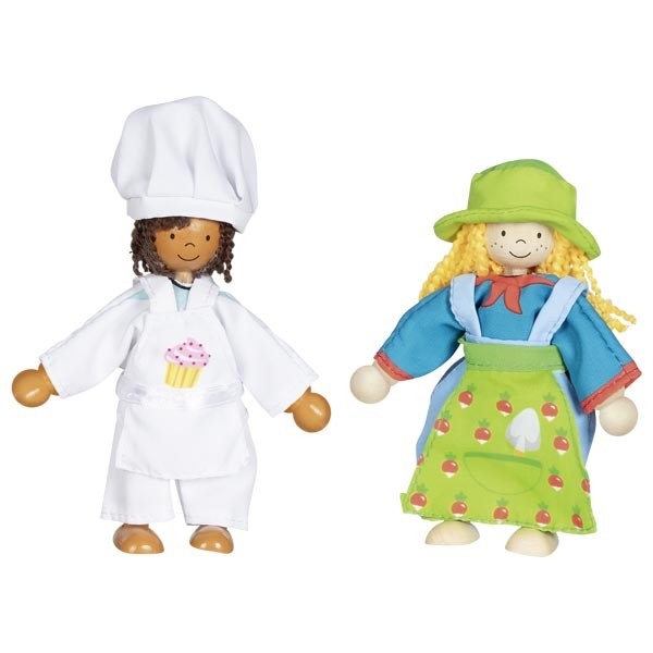 Weitere Ansicht: Biegepuppen Fynja & Fabio, Klamottenkiste, 6 Outfits
