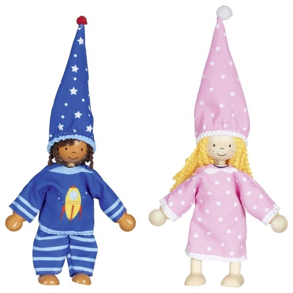 Weitere Ansicht: Biegepuppen Fynja & Fabio, Klamottenkiste, 6 Outfits