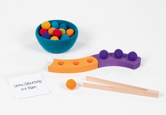 Weitere Ansicht: Farbsortierspiel und Adventsspirale