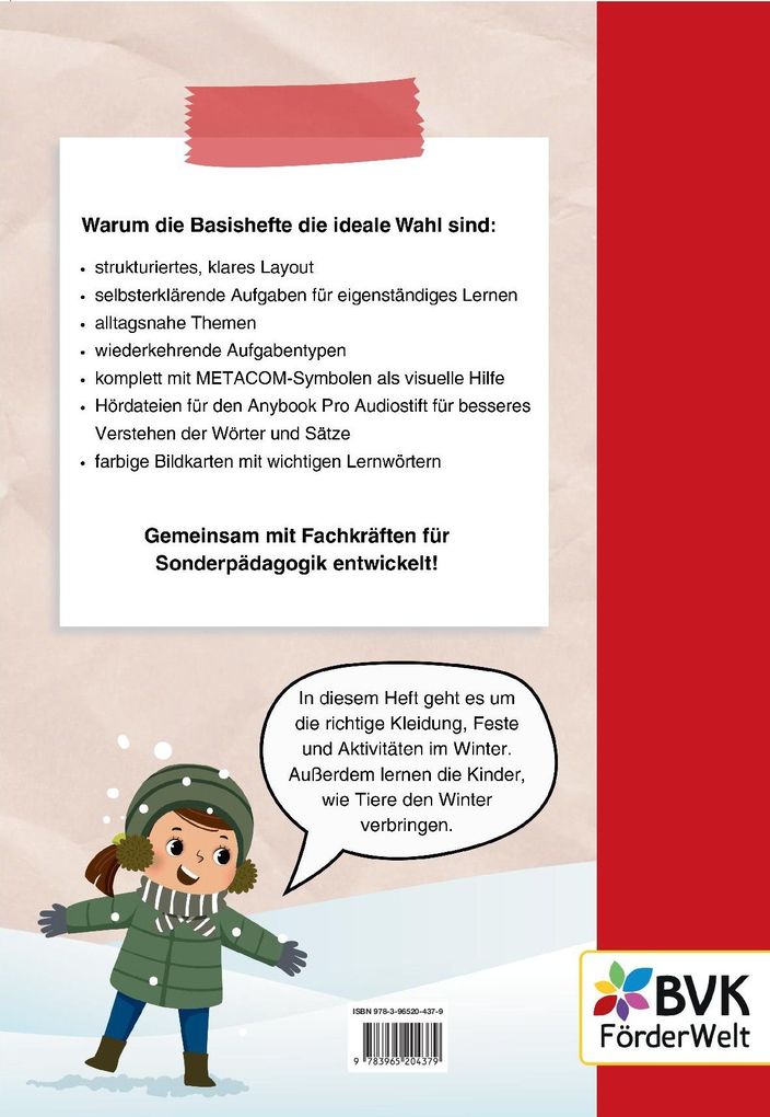Weitere Ansicht: Basisheft Jahreszeiten: Winter | Marita Inderrath