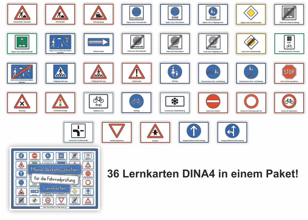 Weitere Ansicht: Meine Verkehrszeichen Lernkarten | Helga Momm
