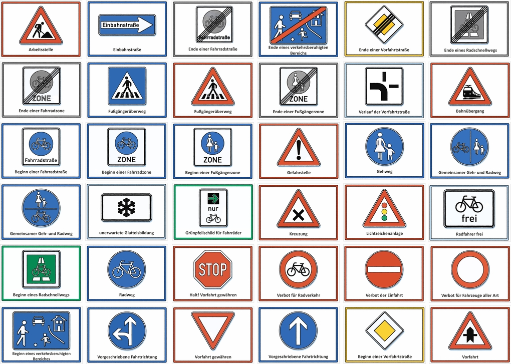 Weitere Ansicht: Meine Verkehrszeichen Lernkarten | Helga Momm