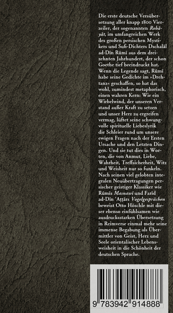 Weitere Ansicht: Robayat | Dschalal ad-Din Rumi