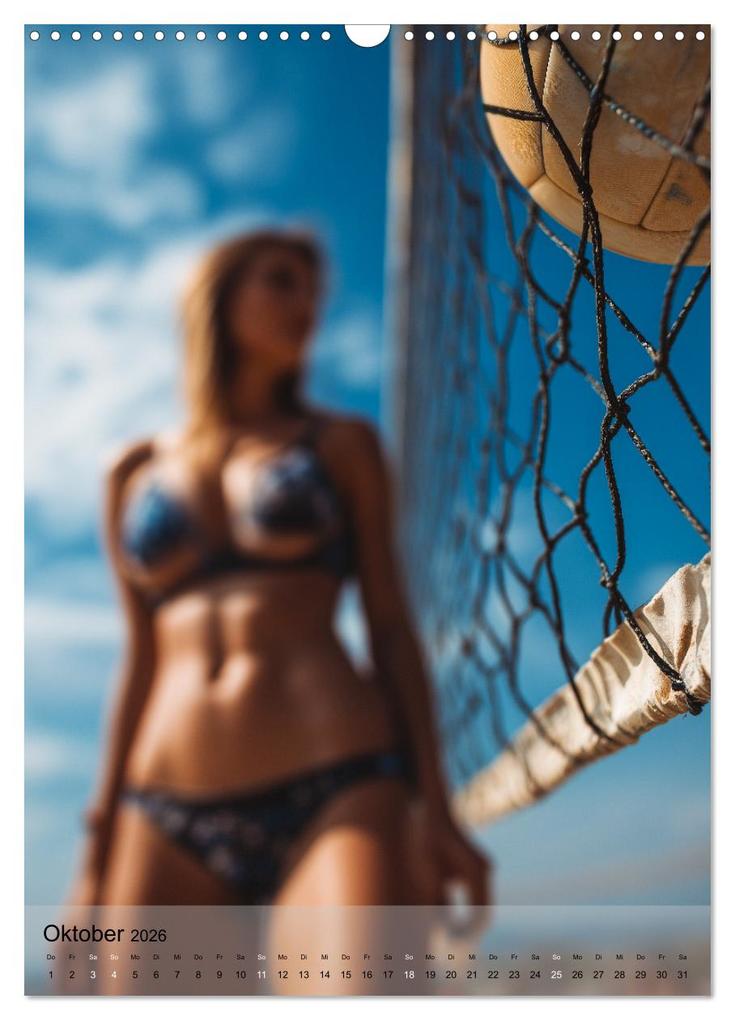 Weitere Ansicht: Frauen beim Beachvolleyball - Sonne, Sand, Bewegung (Wandkalender 2026 DIN A3 hoch), CALVENDO Monatskalender | MB Fotografie, Calvendo