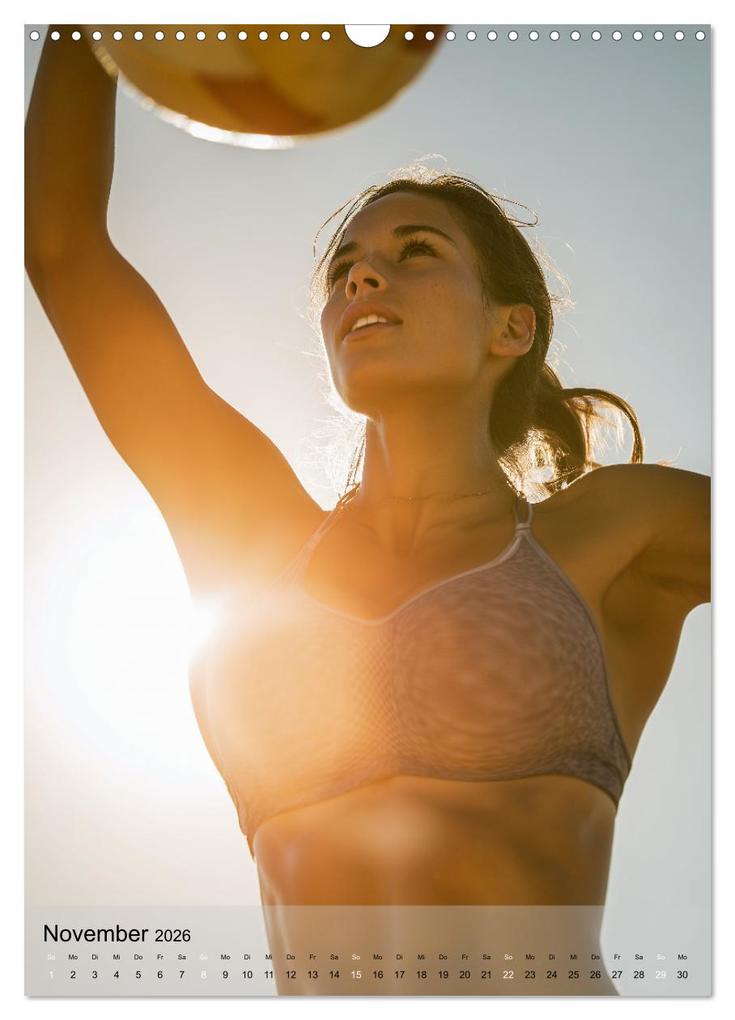 Weitere Ansicht: Frauen beim Beachvolleyball - Sonne, Sand, Bewegung (Wandkalender 2026 DIN A3 hoch), CALVENDO Monatskalender | MB Fotografie, Calvendo