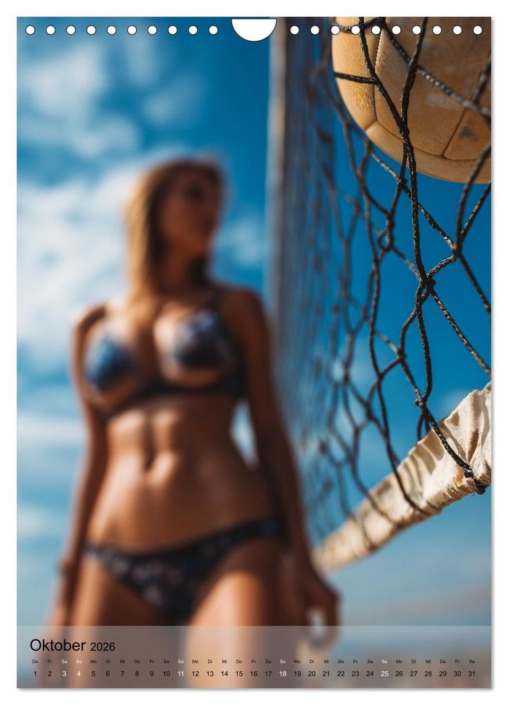 Weitere Ansicht: Frauen beim Beachvolleyball - Sonne, Sand, Bewegung (Wandkalender 2026 DIN A4 hoch), CALVENDO Monatskalender | MB Fotografie, Calvendo