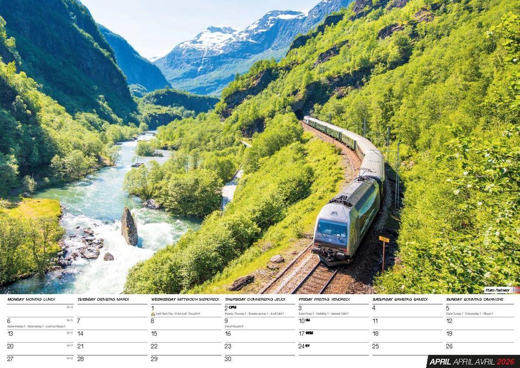 Weitere Ansicht: Eisenbahn Kalender 2026