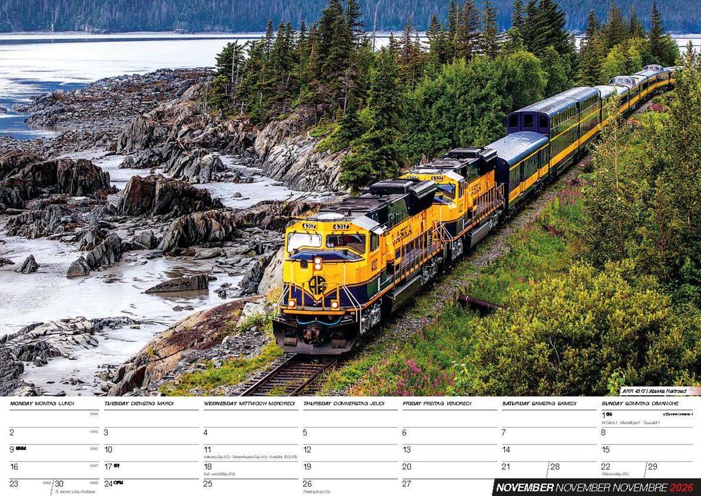 Weitere Ansicht: Eisenbahn Kalender 2026