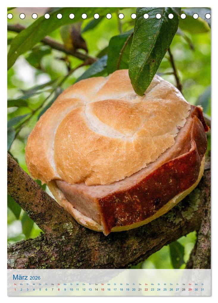 Weitere Ansicht: Leberkässemmel - Bayerischer Kalender für Genießer (Tischkalender 2026 DIN A5 hoch), CALVENDO Monatskalender | MB Fotografie, Calvendo
