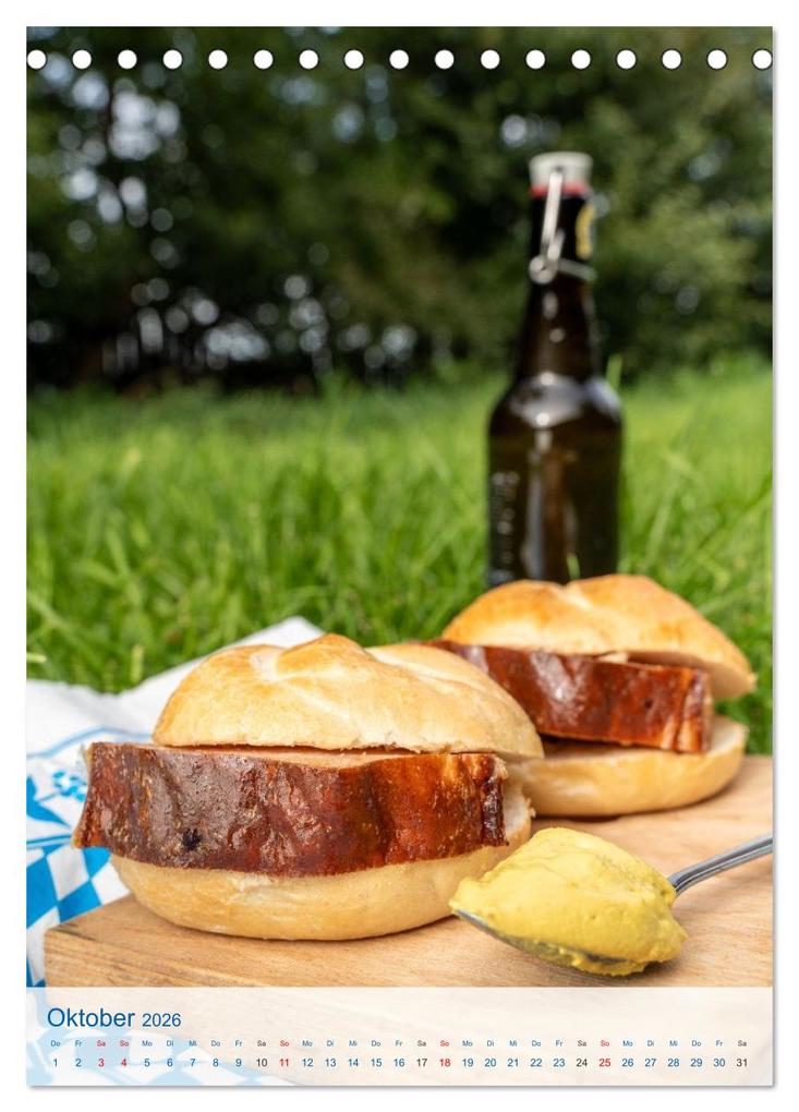 Weitere Ansicht: Leberkässemmel - Bayerischer Kalender für Genießer (Tischkalender 2026 DIN A5 hoch), CALVENDO Monatskalender | MB Fotografie, Calvendo