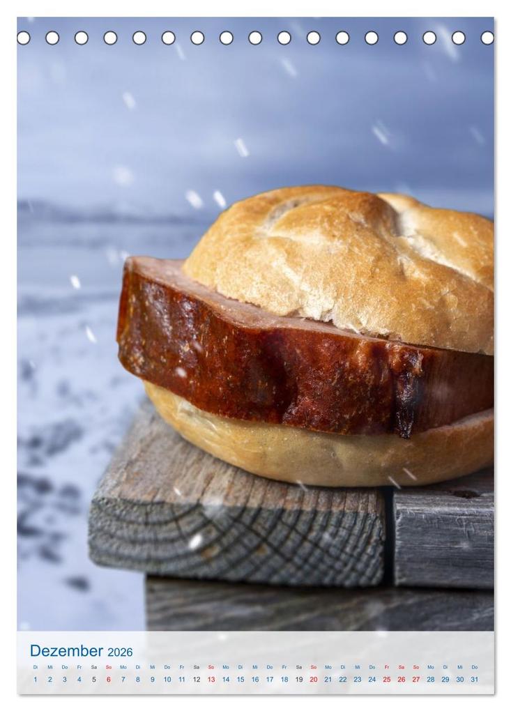 Weitere Ansicht: Leberkässemmel - Bayerischer Kalender für Genießer (Tischkalender 2026 DIN A5 hoch), CALVENDO Monatskalender | MB Fotografie, Calvendo