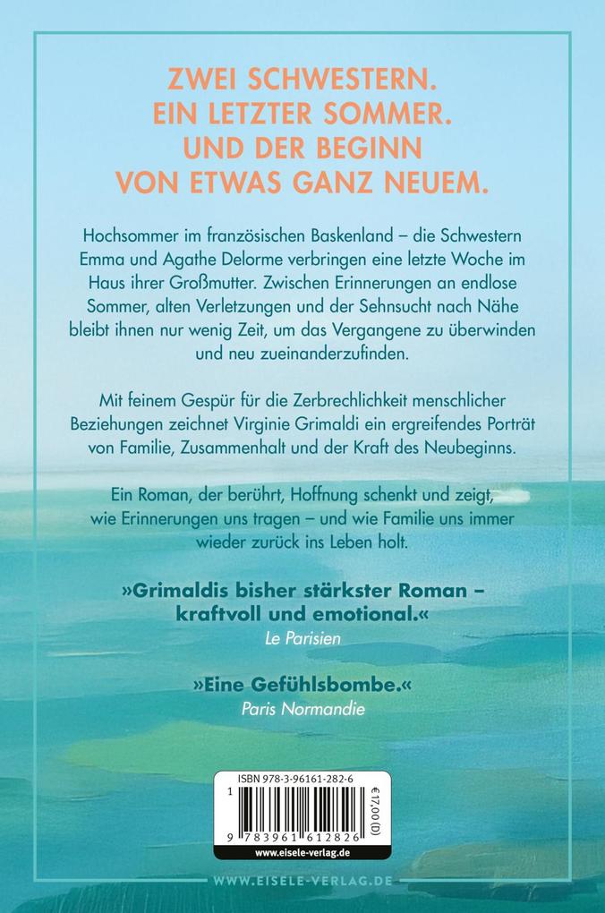 Weitere Ansicht: Unser Sommer endet nie | Virginie Grimaldi