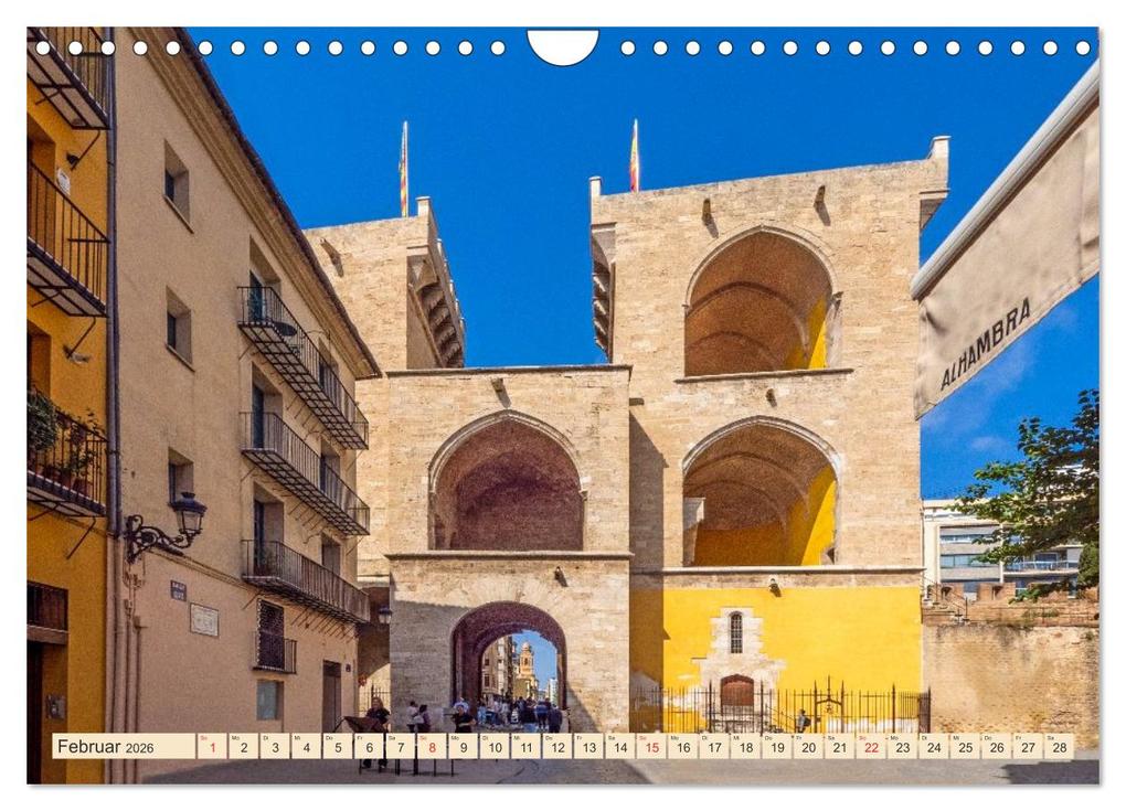 Weitere Ansicht: Zauberhaftes Valencia (Wandkalender 2026 DIN A4 quer), CALVENDO Monatskalender | Christa Kramer, Calvendo