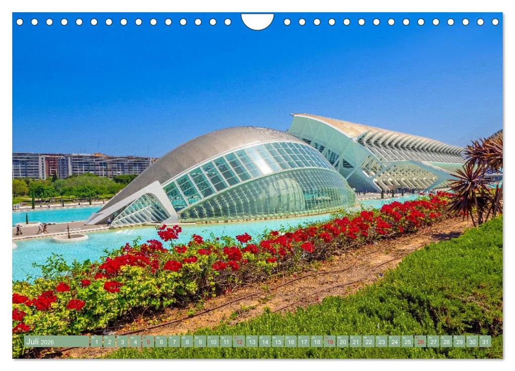Weitere Ansicht: Zauberhaftes Valencia (Wandkalender 2026 DIN A4 quer), CALVENDO Monatskalender | Christa Kramer, Calvendo
