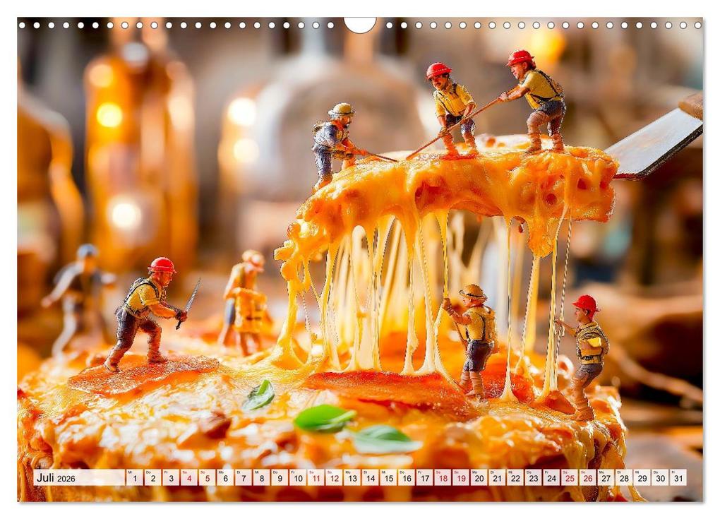 Weitere Ansicht: BBQ in Miniatur - Kleine Helden am Braten und Grillen (Wandkalender 2026 DIN A3 quer), CALVENDO Monatskalender | Anja Frost, Calvendo