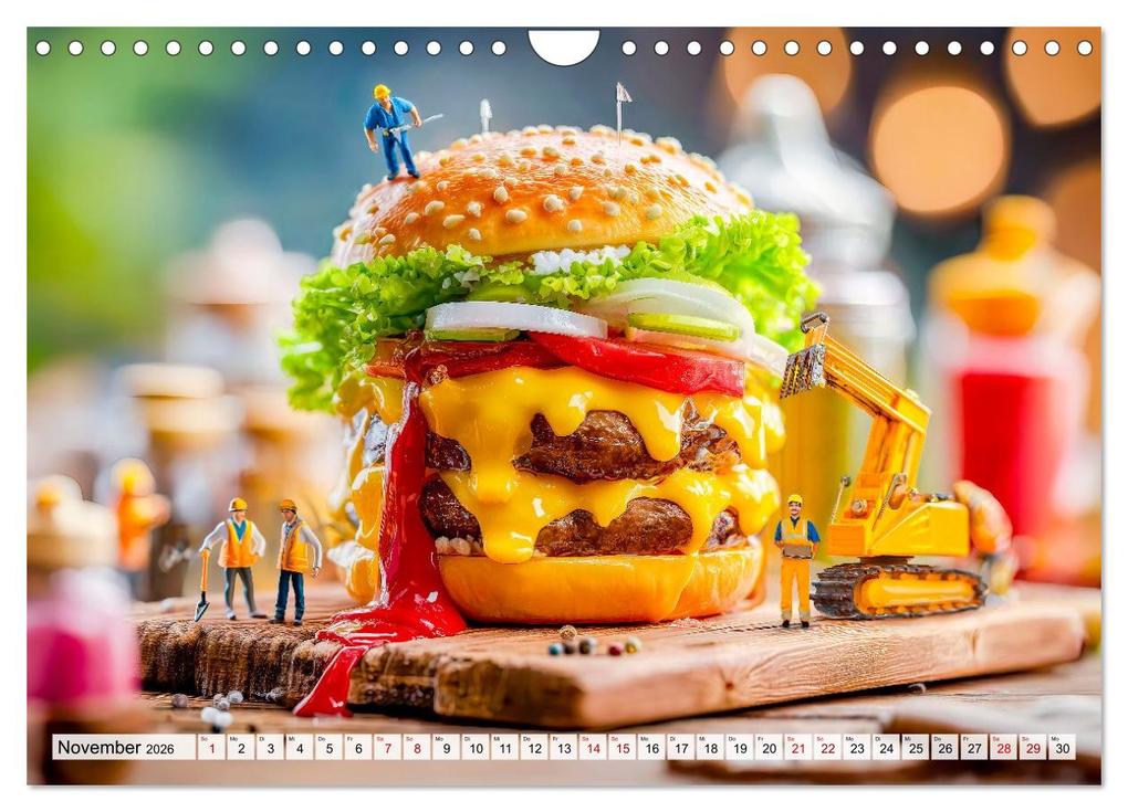 Weitere Ansicht: BBQ in Miniatur - Kleine Helden am Braten und Grillen (Wandkalender 2026 DIN A4 quer), CALVENDO Monatskalender | Anja Frost, Calvendo