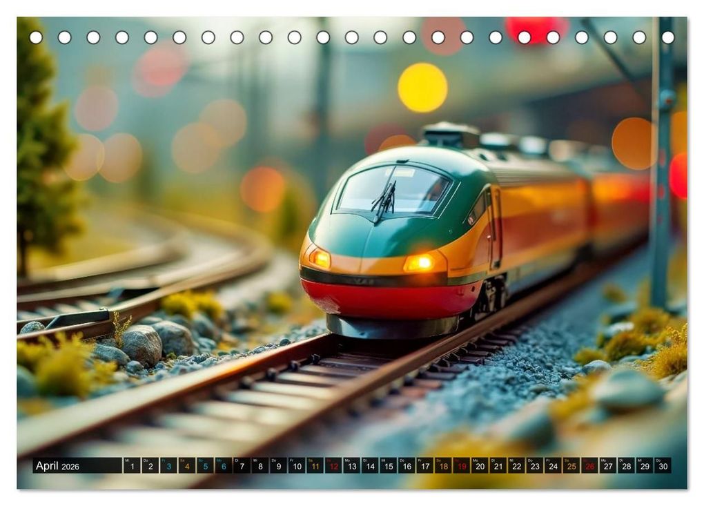 Weitere Ansicht: Futuristische Modelleisenbahn (Tischkalender 2026 DIN A5 quer), CALVENDO Monatskalender | Torsten Irmer, Calvendo