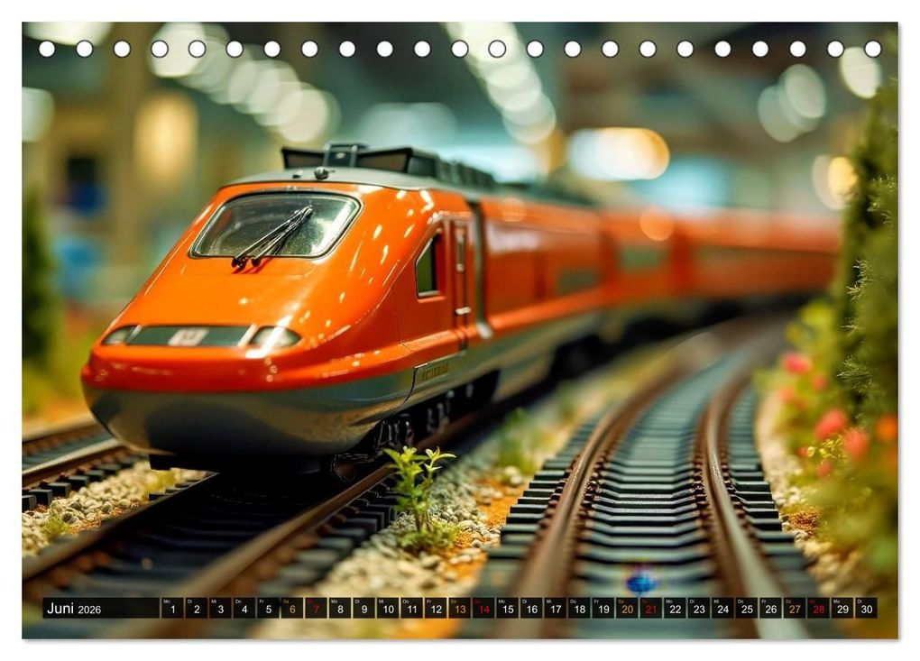 Weitere Ansicht: Futuristische Modelleisenbahn (Tischkalender 2026 DIN A5 quer), CALVENDO Monatskalender | Torsten Irmer, Calvendo