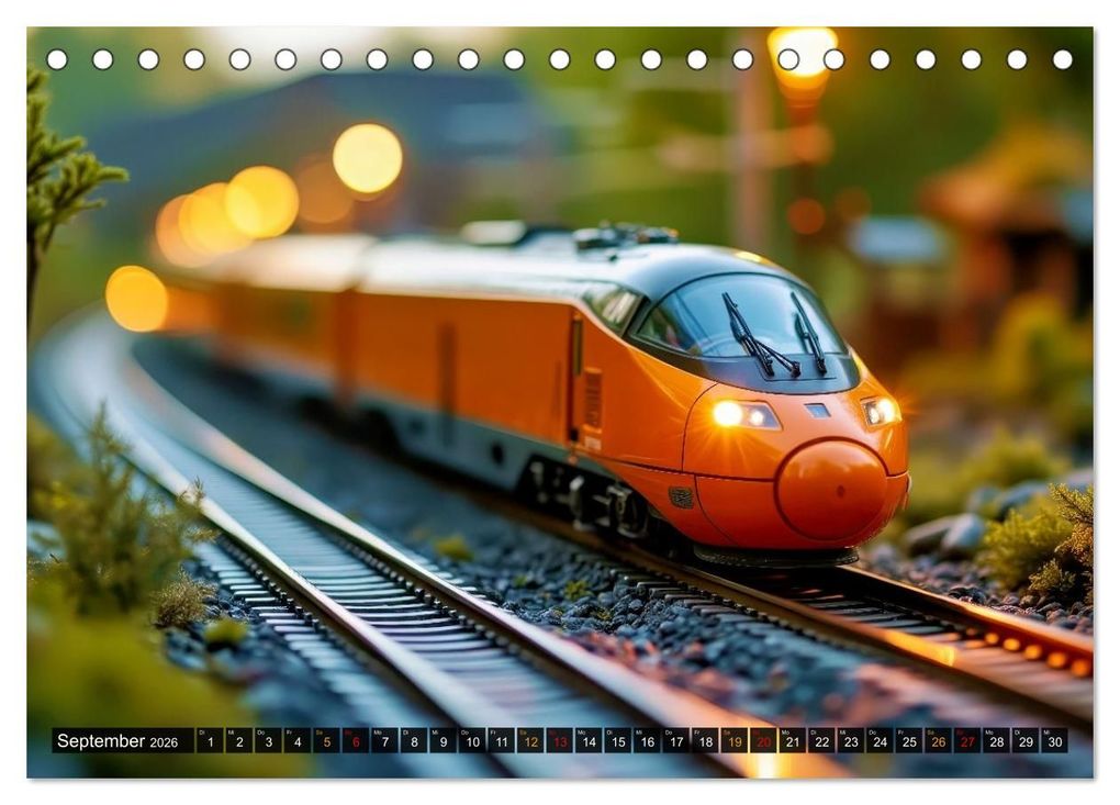 Weitere Ansicht: Futuristische Modelleisenbahn (Tischkalender 2026 DIN A5 quer), CALVENDO Monatskalender | Torsten Irmer, Calvendo
