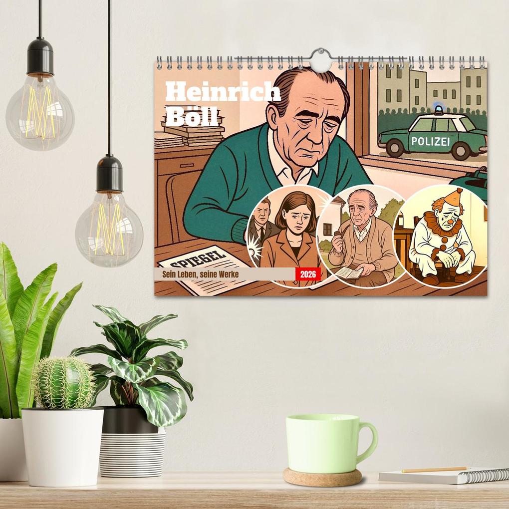 Weitere Ansicht: Heinrich Böll (Wandkalender 2026 DIN A4 quer), CALVENDO Monatskalender | Steffani Lehmann, Calvendo