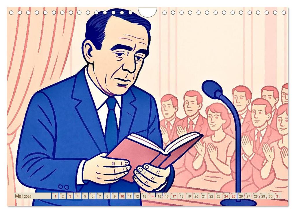 Weitere Ansicht: Heinrich Böll (Wandkalender 2026 DIN A4 quer), CALVENDO Monatskalender | Steffani Lehmann, Calvendo