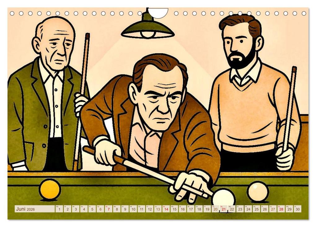 Weitere Ansicht: Heinrich Böll (Wandkalender 2026 DIN A4 quer), CALVENDO Monatskalender | Steffani Lehmann, Calvendo