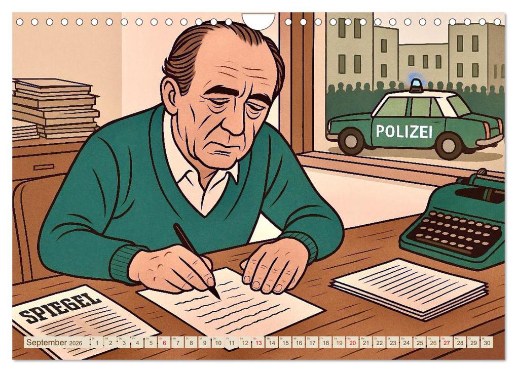 Weitere Ansicht: Heinrich Böll (Wandkalender 2026 DIN A4 quer), CALVENDO Monatskalender | Steffani Lehmann, Calvendo