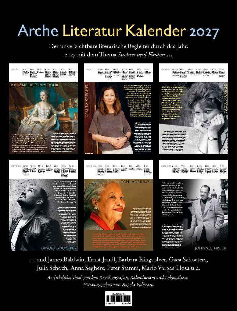 Weitere Ansicht: Arche Literatur Kalender 2027
