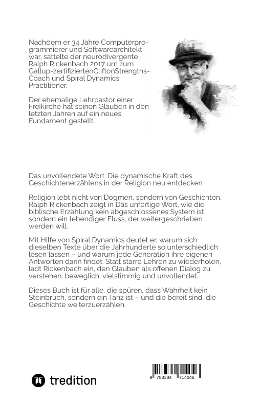 Weitere Ansicht: Das unfertige Wort | Ralph Rickenbach