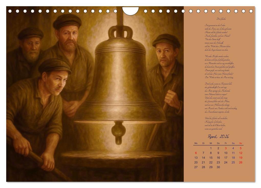 Weitere Ansicht: Gedichte. Die berühmtesten deutschsprachigen Verse (Wandkalender 2026 DIN A4 quer), CALVENDO Monatskalender | Steffani Lehmann, Calvendo