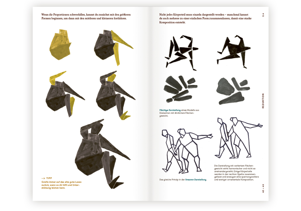 Weitere Ansicht: Menschen zeichnen | Lena Skaya
