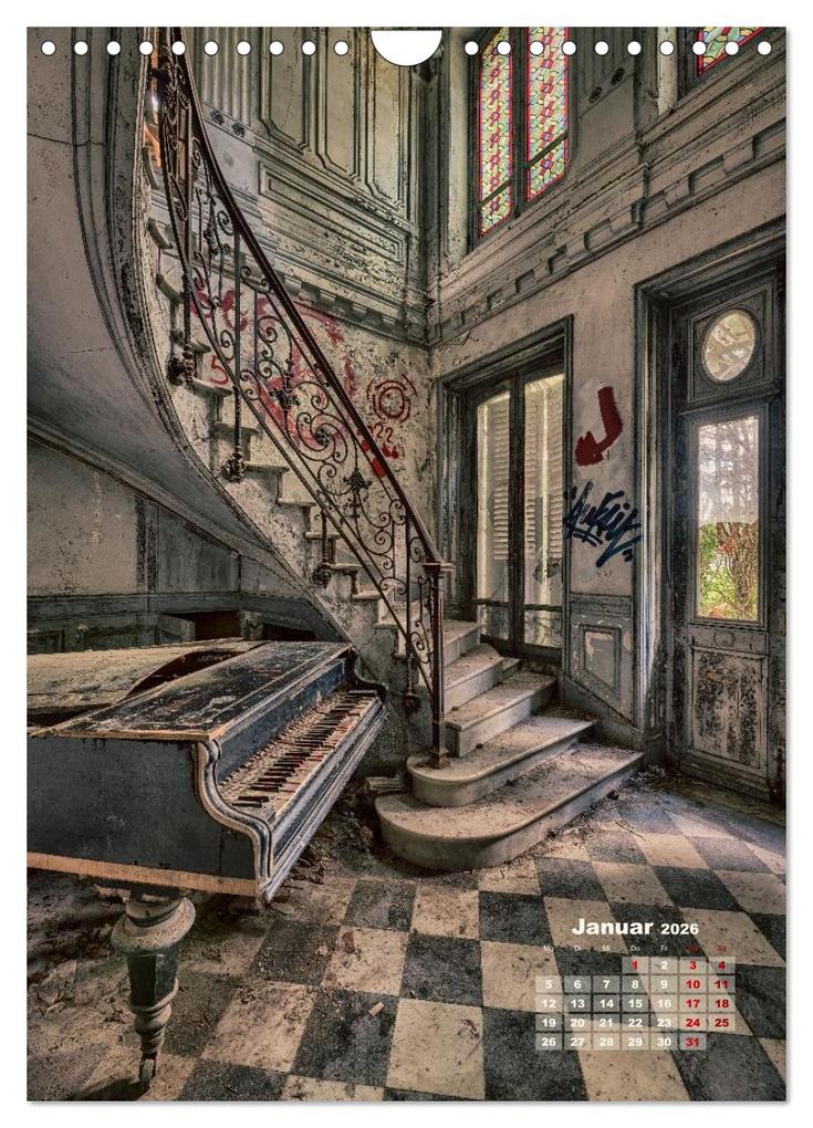 Weitere Ansicht: Lost Places - morbide Schönheiten (Wandkalender 2026 DIN A4 hoch), CALVENDO Monatskalender | Daniel Ricardo González Fine Art Photgrapher, Calvendo
