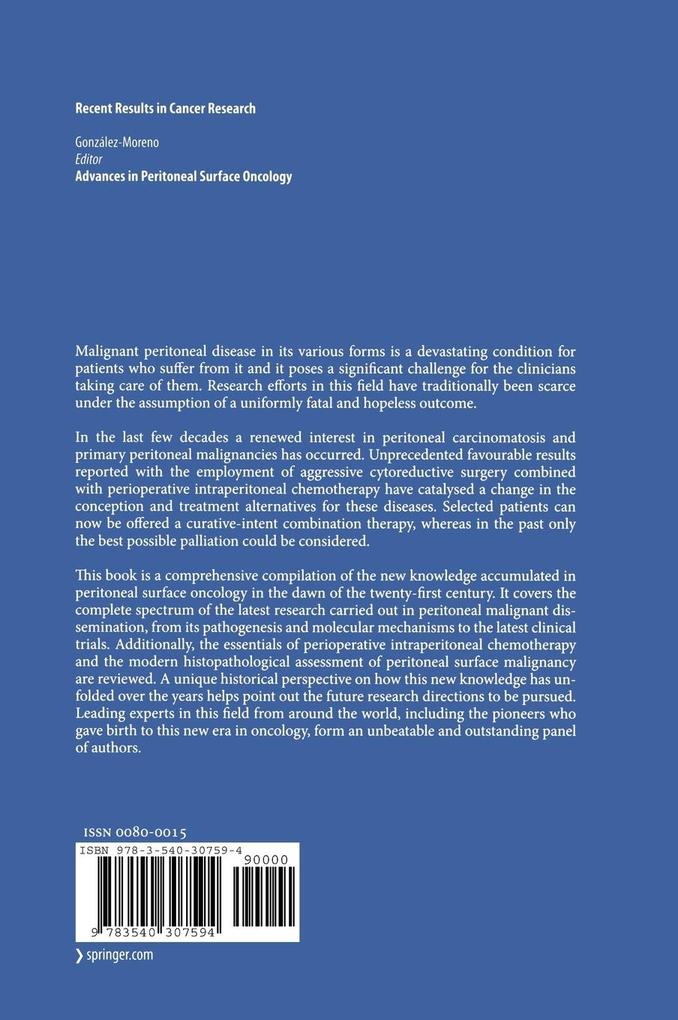 Weitere Ansicht: Advances in Peritoneal Surface Oncology