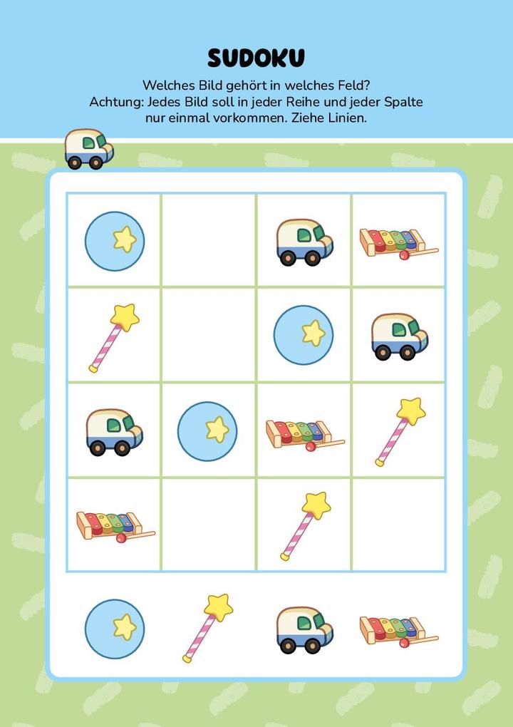 Weitere Ansicht: Bluey Mal- und Rätselblock | Pen2nature