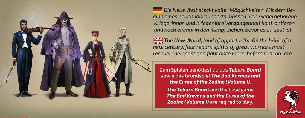 Weitere Ansicht: Teburu: The Bad Karmas and the Curse of the Zodiac: The New World Heroes [Erweiterung]