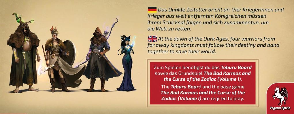 Weitere Ansicht: Teburu: The Bad Karmas and the Curse of the Zodiac: The Dark Ages Heroes [Erweiterung]