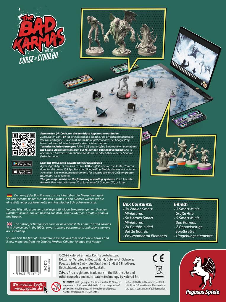 Weitere Ansicht: Teburu: The Bad Karmas and the Curse of Cthulhu: Volume 4 [Erweiterung]