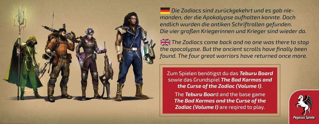Weitere Ansicht: Teburu: The Bad Karmas and the Curse of the Zodiac: The Zodiac Apocalypse Heroes [Erweiterung]