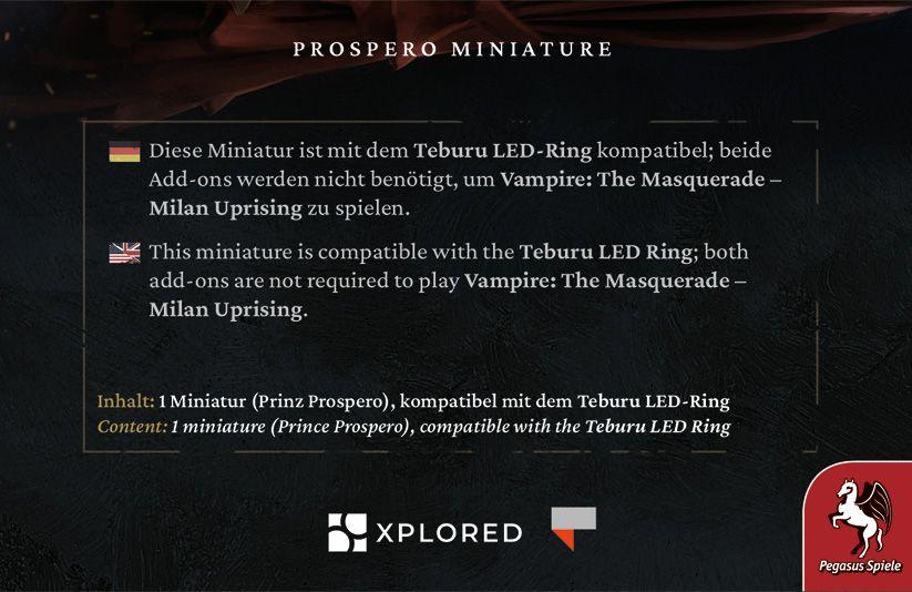 Weitere Ansicht: Teburu: Milan Uprising (Vampire: The Masquerade) - Prospero, Prince of Milan Miniature