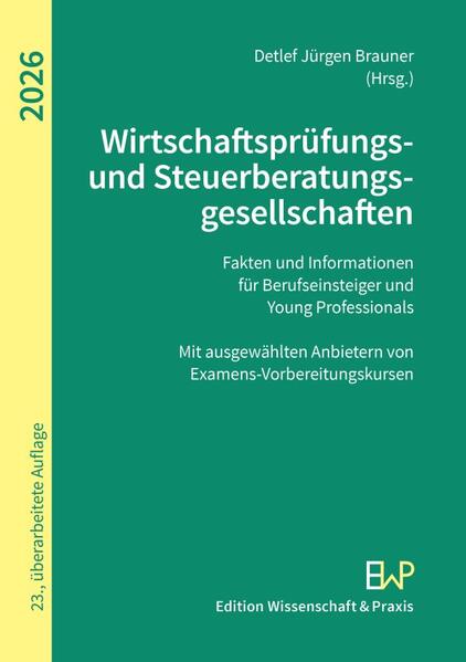 Produktbild: Wirtschaftsprüfungs- und Steuerberatungsgesellschaften 2026
