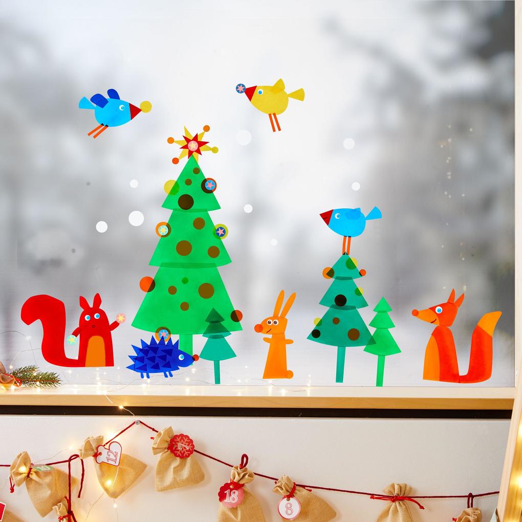 Produktbild: Bastelset - Fensterbild Weihnachten
