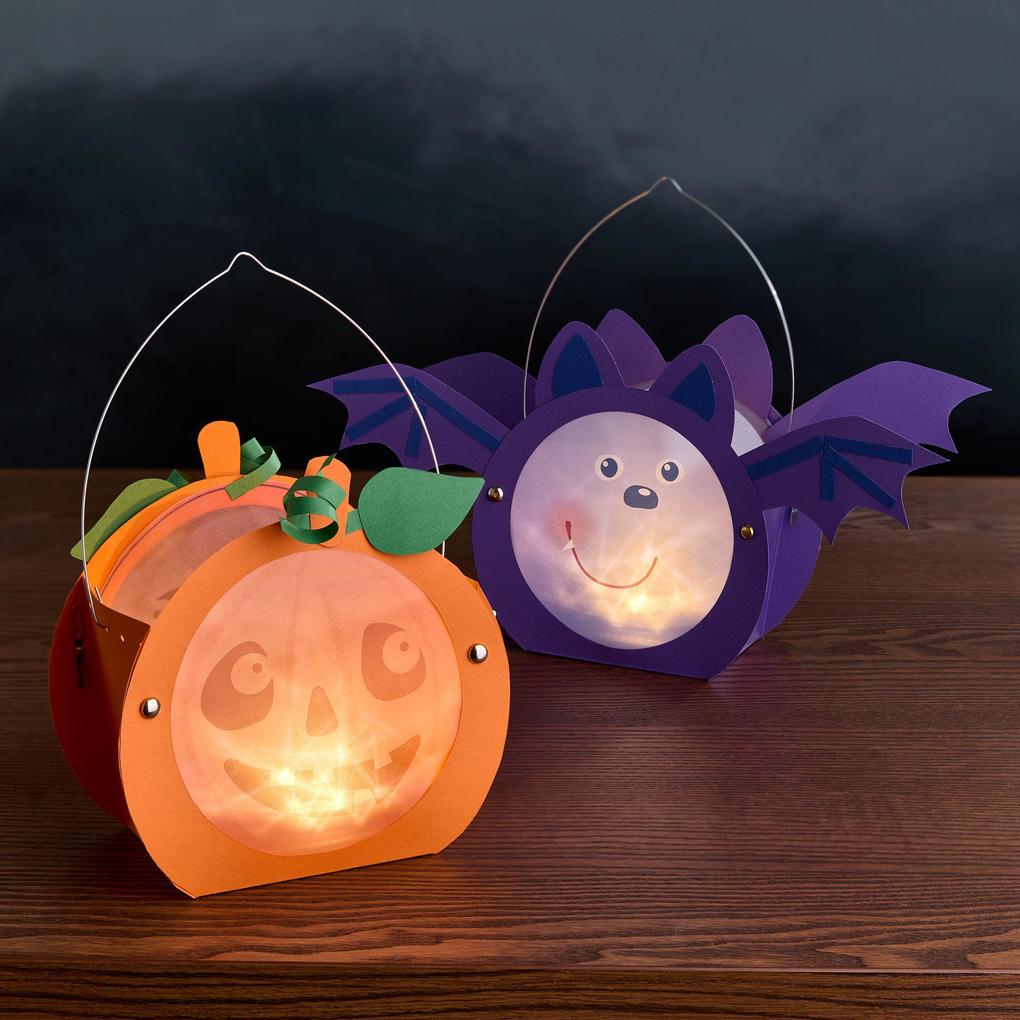 Produktbild: Bastelset - Mini-Klammerlaternen Halloween