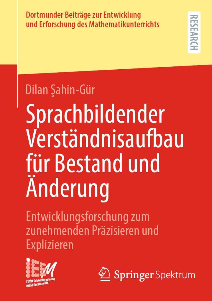 Produktbild: Sprachbildender Verständnisaufbau für Bestand und Änderung | Dilan Sahin-Gür