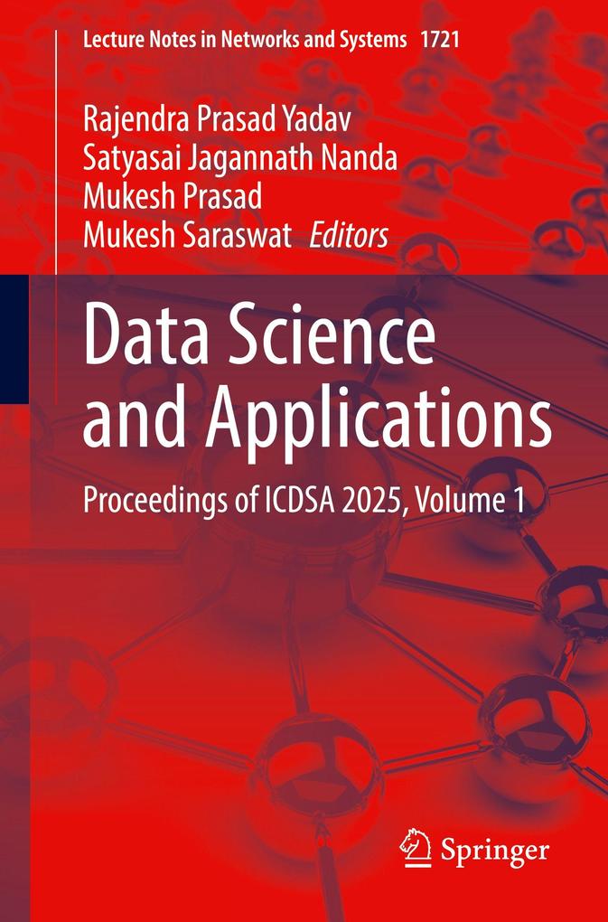 Produktbild: Data Science and Applications