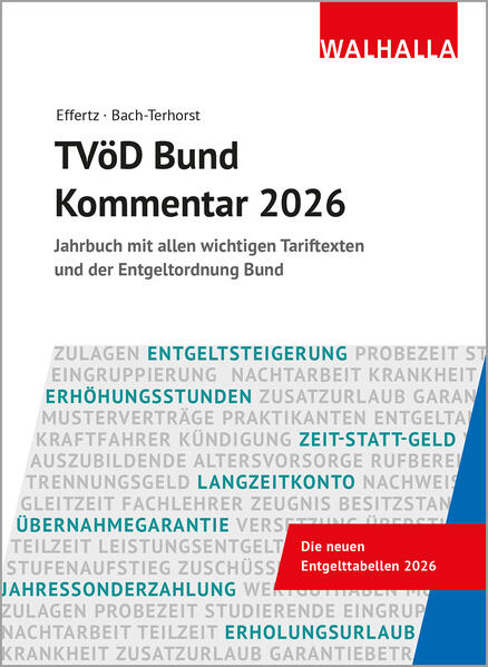 Produktbild: TVöD Bund Kommentar 2026 | Jörg Effertz, Andreas Bach-Terhorst