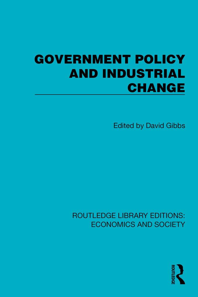 Produktbild: Government Policy and Industrial Change
