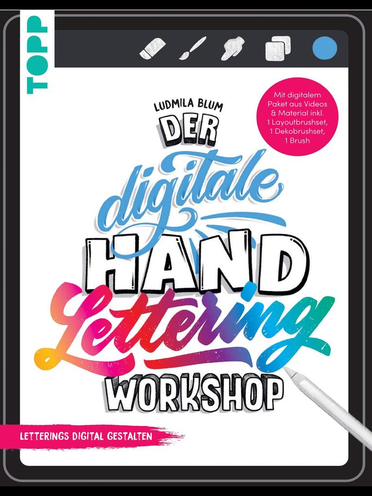 Produktbild: Der digitale Handlettering Workshop | Ludmila Blum