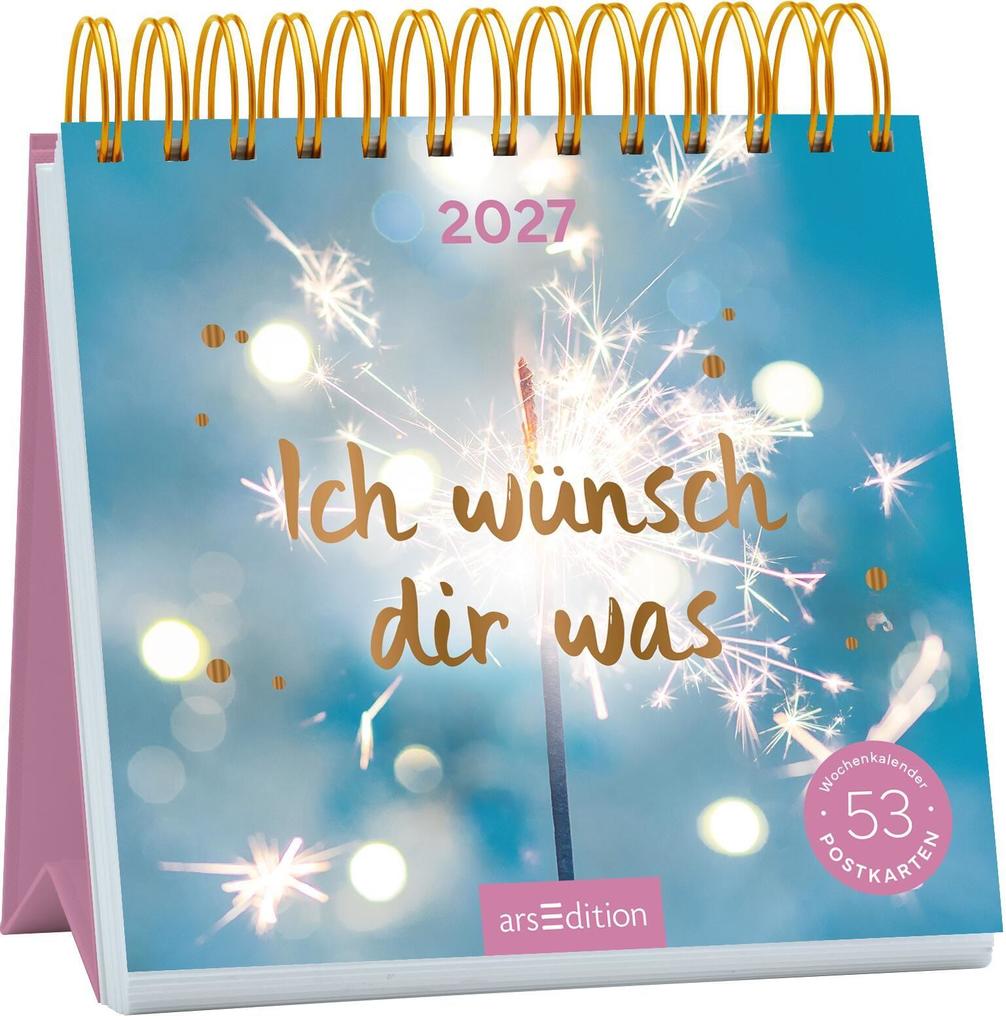 Produktbild: Postkartenkalender Ich wünsch dir was 2027