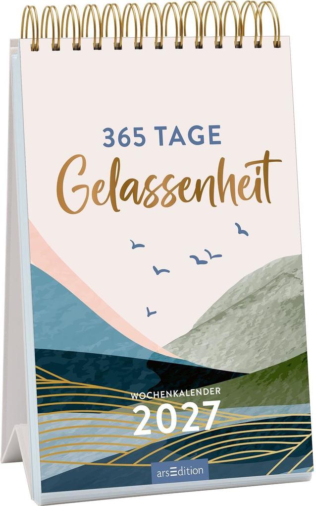 Produktbild: Wochenkalender 365 Tage Gelassenheit 2027